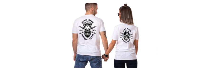 t-shirts personnalisés pour couple